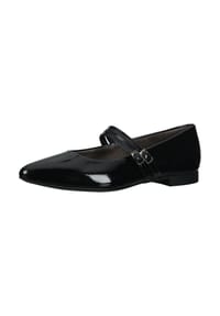 paul green - Leder/Textil Ballerinas - Beige Lack