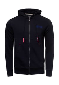 RUSTY NEAL® - Sweatjacke mit lässigen Taschen - Anthrazit