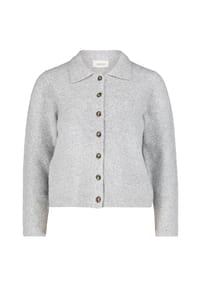 CARTOON - Strick-Cardigan mit Kragen - Grau