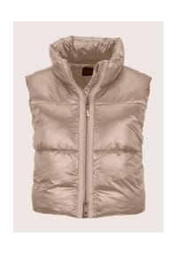MADELEINE - Sommerweste mit Glanz-Finish - beige