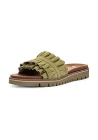ara® - Veloursleder Pantoletten - Grün