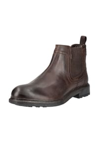 Jeep® - Leder/Textil Stiefelette - Dunkelbraun