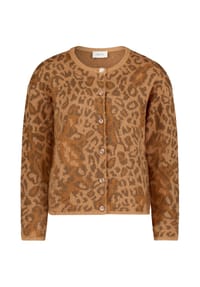 CARTOON - Strick-Cardigan mit Rundhalsausschnitt - Camel/Braun