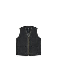 DR.DENIM® - Enver Worker Vest - Aged Black - Aged black