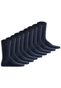 Hudson - Unisex Socken, 9er Pack - Simply, Basic Socken, einfarbig - Beige meliert