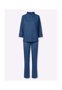 heine - Sweat-Hosenanzug - jeansblau