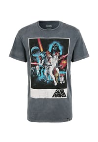 RE:COVERED - T-Shirt Star Wars Classic New Hope mit coolem Star Wars-Print - Blau