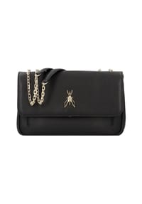 PATRIZIA PEPE - Fly Fly Schultertasche Leder 25 cm - black-light gold