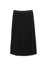 comma, - Rock, plissiert, für Damen - 9999 GREY/BLACK