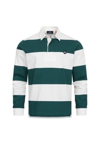 KRONSTADT - Langarmshirt KSLark polo sweat - Pine Green