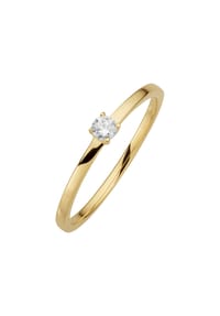Orolino - Ring 585/- Gold 1 Brillant 0,10ct. - gelb