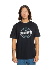 QUIKSILVER - T-Shirt Circle Up - schwarz