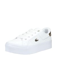 LACOSTE - Leder Sneaker - Weiß Kombi