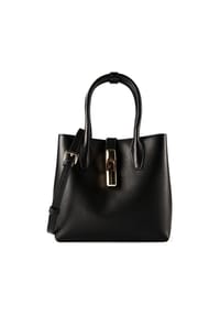 FURLA GOCCIA - Henkeltasche, Leder, Magnetverschluss, für Damen - NERO