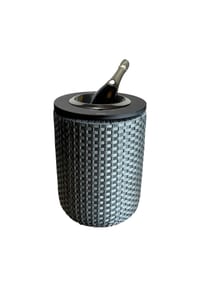 COOTAB COOLER TABLE - Beistelltisch mit Edelstahl-Kühler London 50 cm - Anthrazit/Champagner