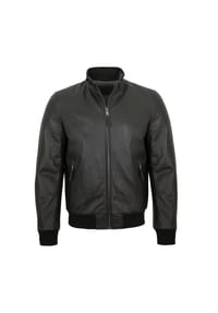 MILESTONE® - Milestone - Herren Lederjacke Blouson Lammnappa schwarz - schwarz