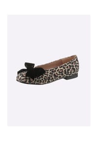 heine - Ballerina - beige-schwarz