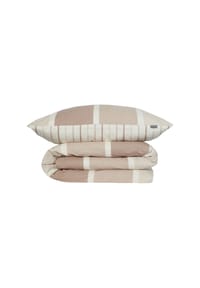 SCHIESSER Bettwäscheset Brody - Feinbiber - 2-teilig - BRODY - Taupe
