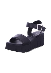 Tamaris - Sandalen, Dornschließe, für Damen - 003 BLACK LEATHER