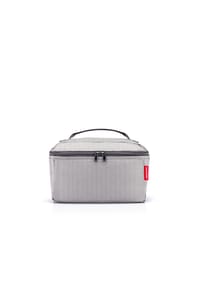 reisenthel® - travelling - Beautycase 27 cm (twist maroon) - herringbone grey