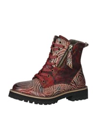 LAURA VITA® - Leder/Textil Stiefelette - Rot