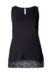 sheego - Longtop - schwarz