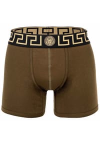 VERSACE - Herren Boxershorts  - TOPEKA, Bi-Stretch, Organic Cotton, einfarbig - Blau