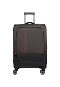 travelite CROSSLITE - 4-Doppelrollen-Trolley, Netzfach - 01 SCHWARZ