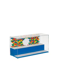 LEGO® - LEGO Ausstellungskasten Play & Display Case Iconic - Blue, Kunststoff, 39 x 14 x 19 cm - 