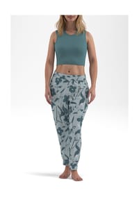 TOM TAILOR - Schlafanzug-Hose, Gummibund, für Damen - 325 GRÜN-MITTEL