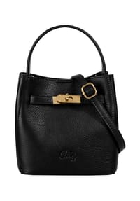 Cluty - Umhängetasche Echt Leder, Made In Italy - beige