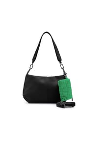 FREDsBRUDER COLOR KISS - Schultertasche, Leder, für Damen - 1001BLACK