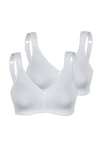 sassa - Soft-BH SPORTS BRAS 2er Pack - schwarz