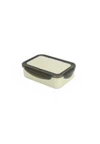 Cheffinger - Brotdose mit Gabel & Löffel – Lunchbox 1,3L für Kinder & Erwachsene - Grün 21 x 15 x 6,5 cm