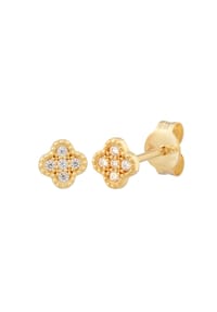 caї - Damen Ohrstecker, 925er Silber - GELBGOLD