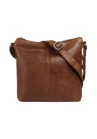 SPIKES & SPARROW® - Umhängetasche Echt Leder - cognac