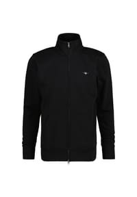 GANT - Herren Sweatjacke - REGULAR SHIELD FULL ZIP SWEAT, Reißverschluss, Stehkragen - Blau