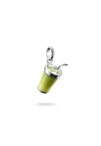 Thomas Sabo - Charm-Anhänger Matcha Latte Connect - grün, silberfarben