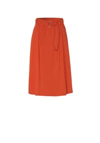 TONI - Sommerrock Midi Skirt - dark brown | 079