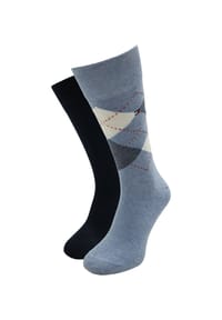 TOMMY HILFIGER - Socken Classic, 2er-Pack, Rippbündchen, für Herren - 043  LIGHT BLUE ME