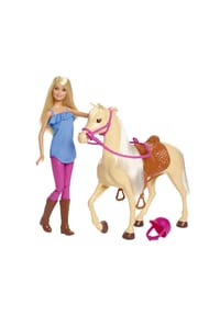 Barbie - Spielset "Pferd & Puppe" - MEHRFARBIG