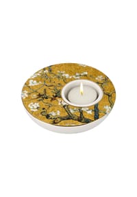 Goebel Kerzenhalter Vincent van Gogh  Mandelbaum Gold - Vincent van Gogh - Bunt