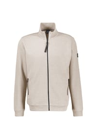 LERROS - Sportive Sweatjacke aus Baumwollmix, große Größen - BLACK