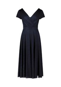 Vera Mont - Cocktailkleid im Glitzer-Look - Blue/Silver