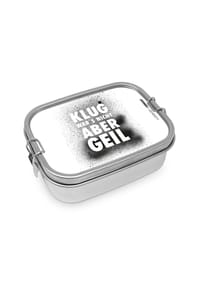 ppd - Lunchbox Klug wars nicht Steel Lunch Box, Edelstahl, 900 ml - Mehrfarbig