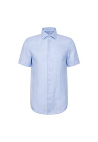 seidensticker - Leinenhemd Schwarze Rose - Light Blue (0012)