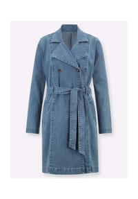 SIEH AN! - Jeans-Mantel - blue-bleached