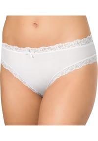 Nina von C. - Jazzpant, uni, Schleifendetail, für Damen - 100 WEISS