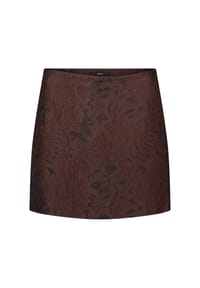 zero - Hosenrock mit Reißverschluss - Brown/Black