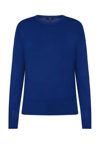 zero - Feinstrickpullover mit Stehkragen - Black Beauty